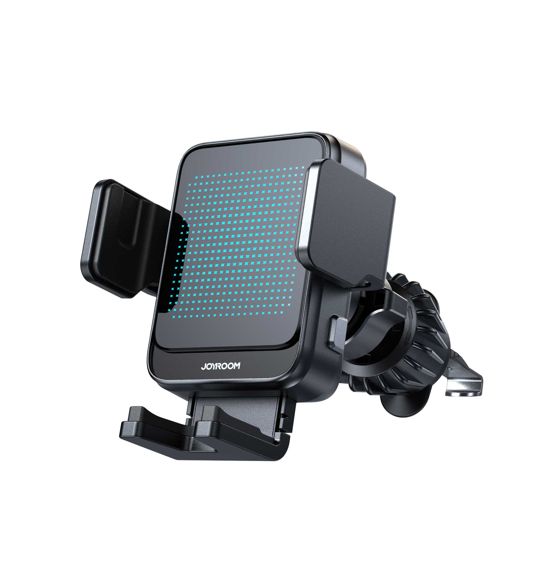 かず　DMS ツインフィン　Chargerモデル JR-ZS341 Wireless Car Charger Holder with Gradient light (Air Vent