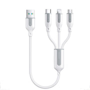 S-1T3018A15 3.5A 3.5A  Lightning+Type-C+Micro 3-in-1 Charging Cable 0.3M/1.2M/2M