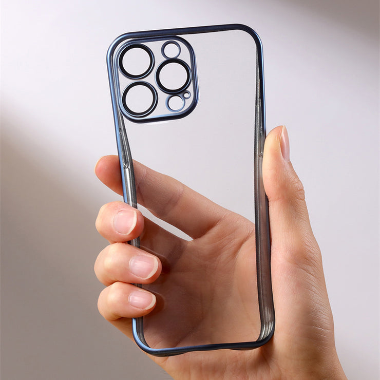 Plated TPU Case with Lens protector for iP15 Series
