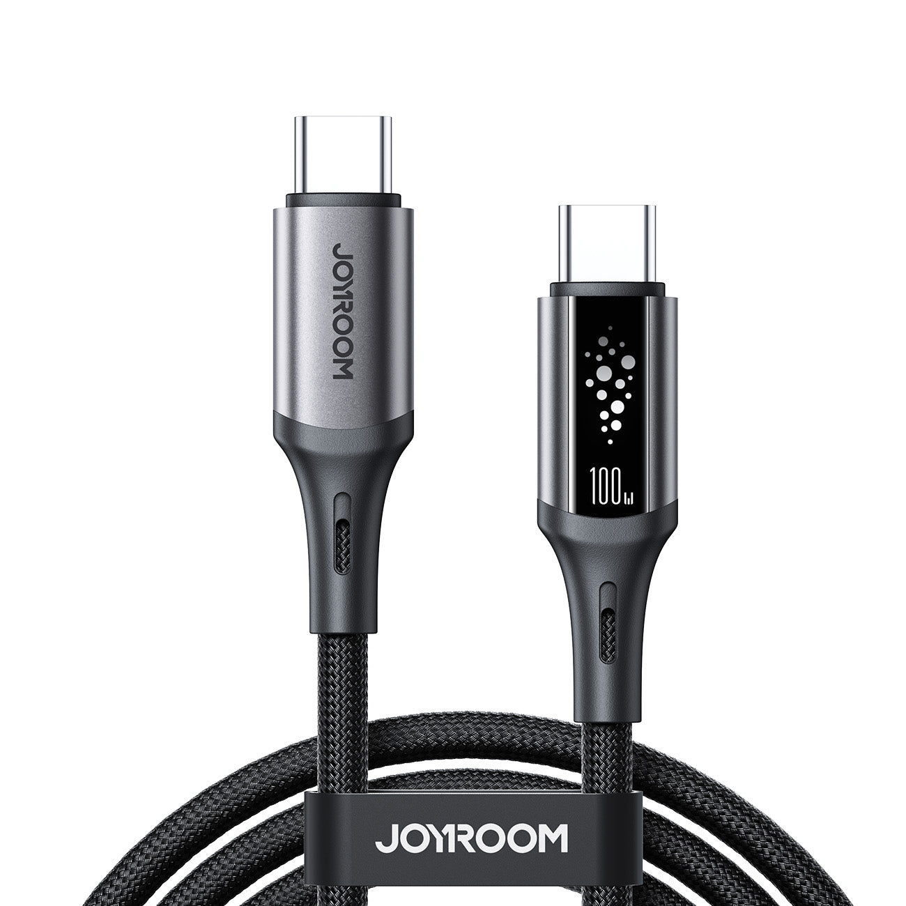S-A60 100W/30W/3A CC/CL/Type c/Lightning Fast Charging Data Cable 1.2m-Black