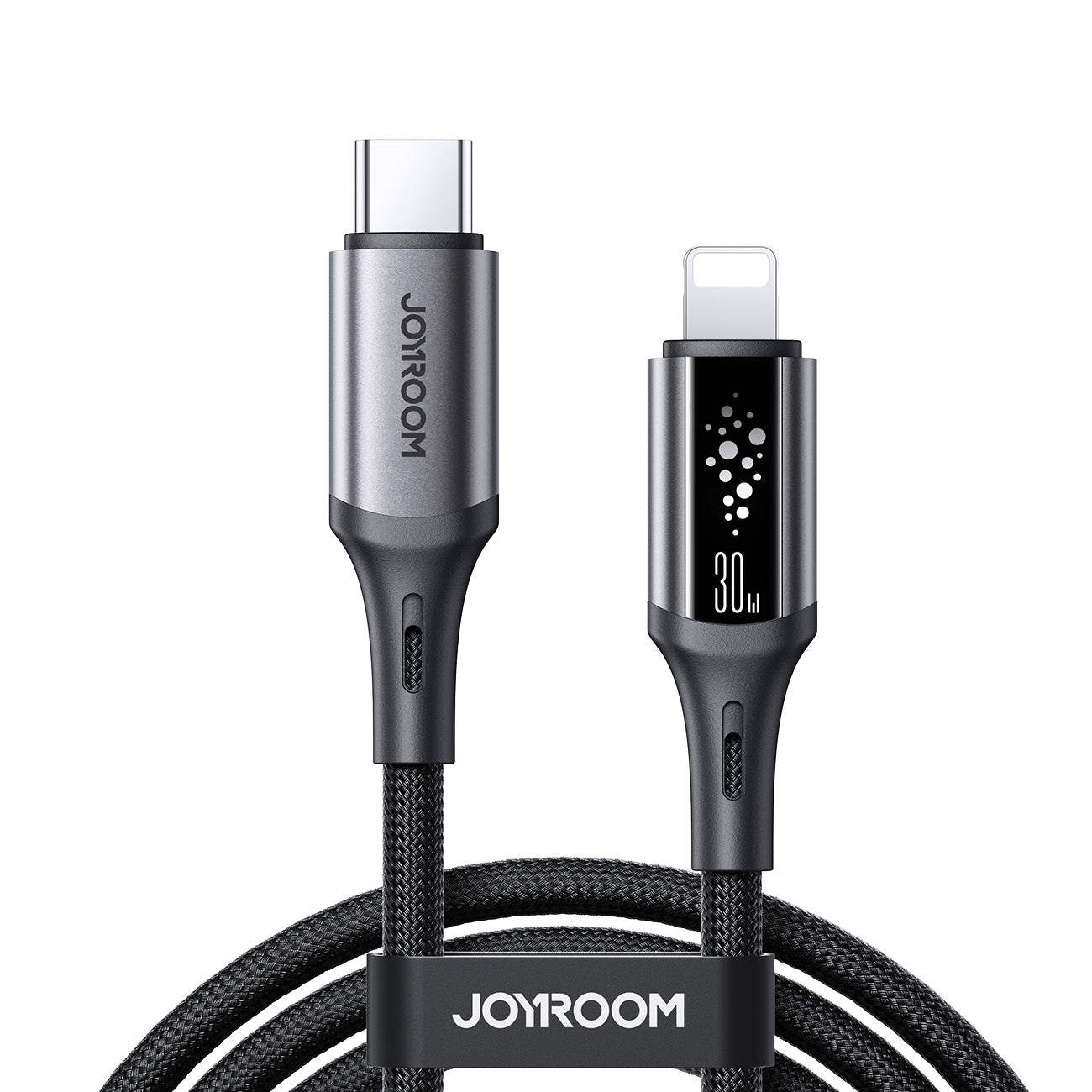 S-A60 100W/30W/3A CC/CL/Type c/Lightning Fast Charging Data Cable 1.2m-Black