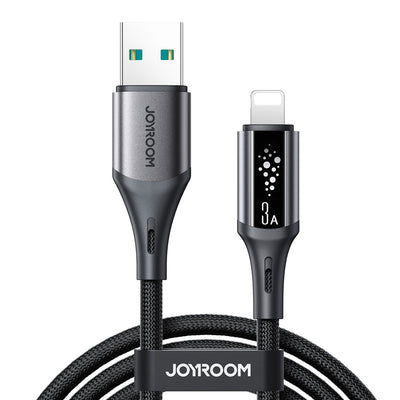S-A60 100W/30W/3A CC/CL/Type c/Lightning Fast Charging Data Cable 1.2m-Black