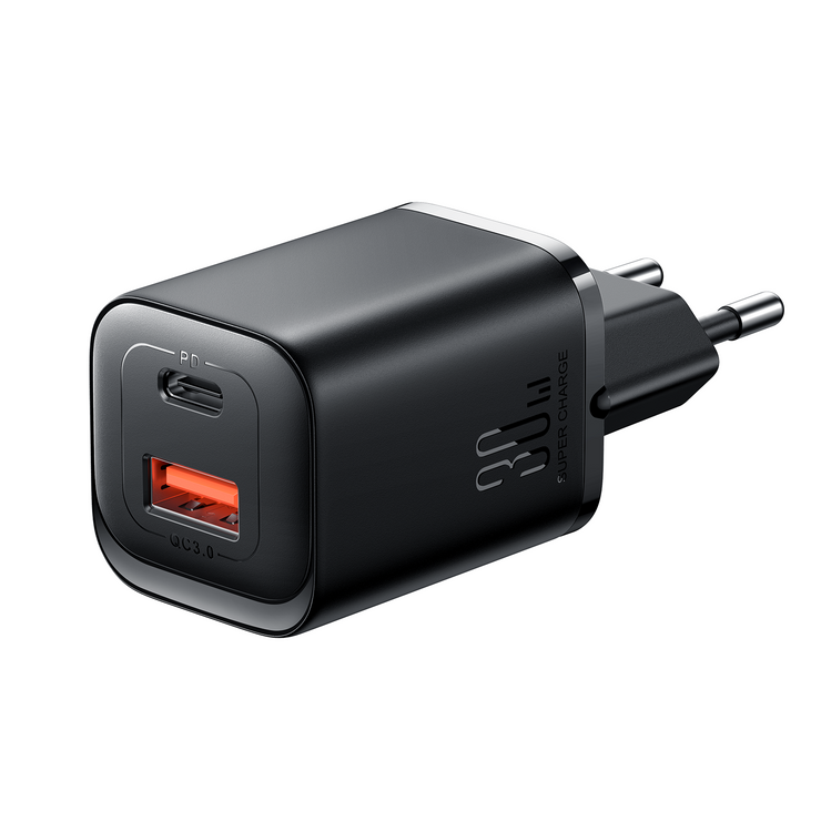 JR-TCF08 30W A+C Dual Port Mini intelligent Fast Charger EU/UK/US