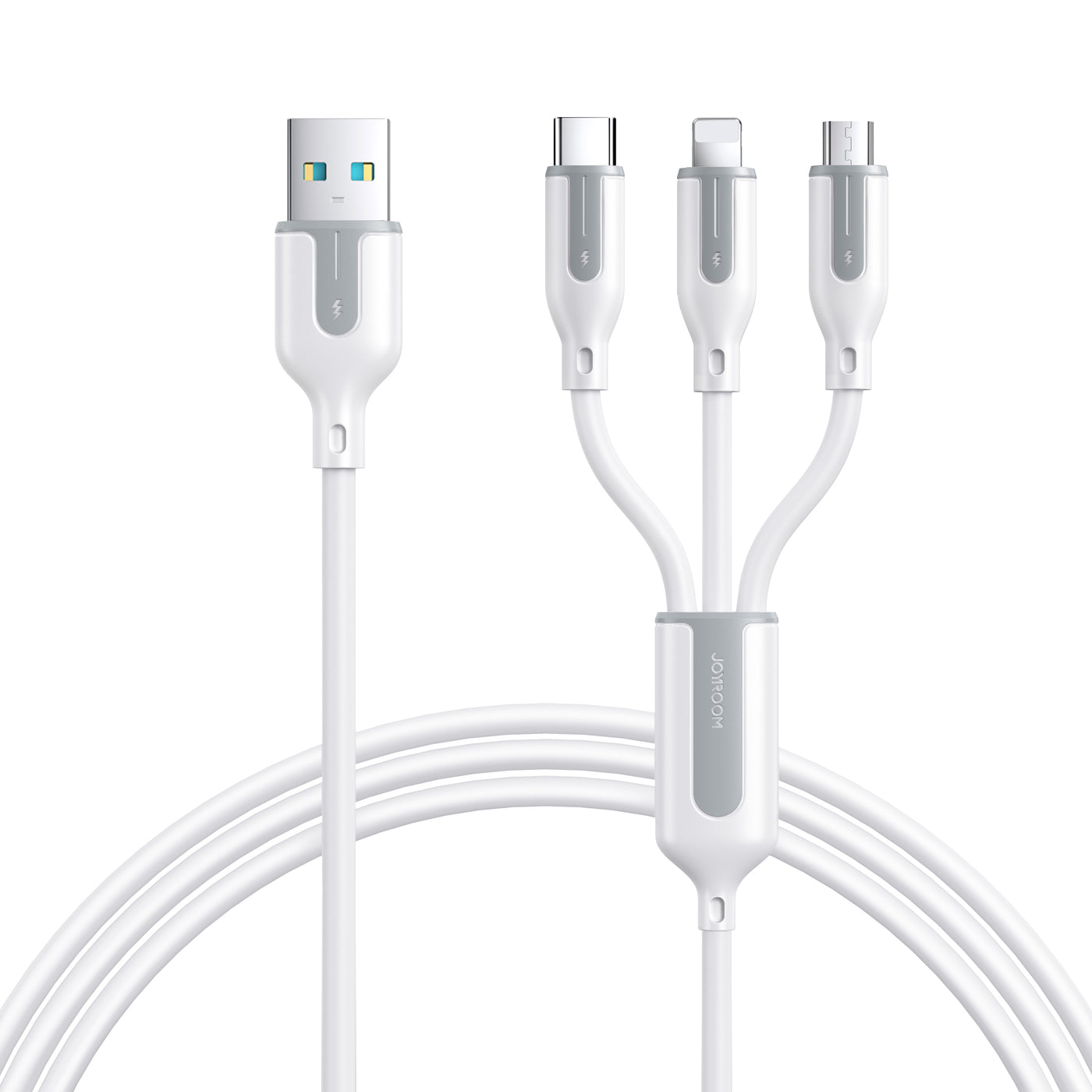 S-1T3018A15 3.5A 3.5A  Lightning+Type-C+Micro 3-in-1 Charging Cable 0.3M/1.2M/2M