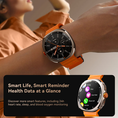 JR-FV2 Smart Watch (Answer/Make Call)-Vitality Orange