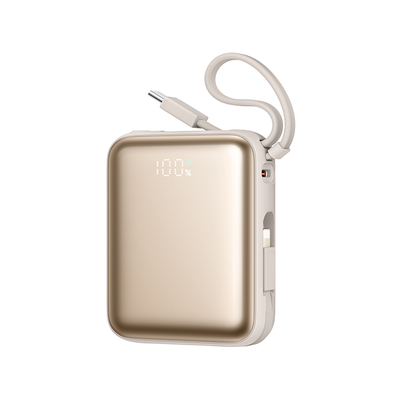 JR-PBF27 22.5W mini Power Bank with Dual Cables 10000mAh