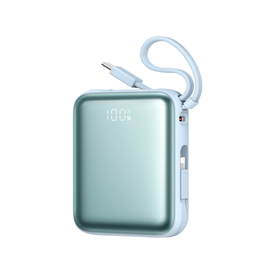 JR-PBF27 22.5W mini Power Bank with Dual Cables 10000mAh