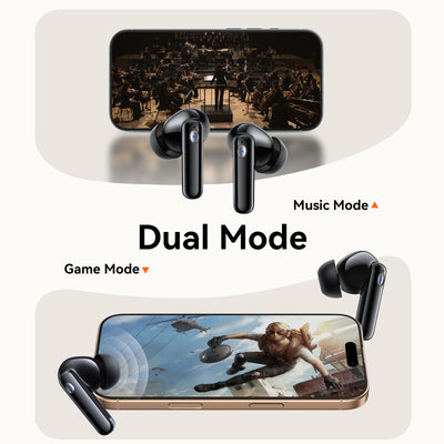 JR-BB3 True Wireless Bluetooth Earphones Black