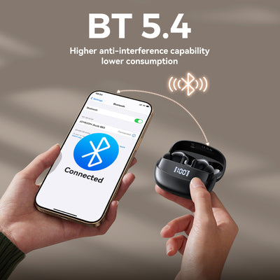 JR-BB3 True Wireless Bluetooth Earphones Black