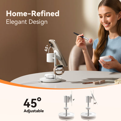 JR-W23 Qi2 4-in-1 Wireless Charger-White