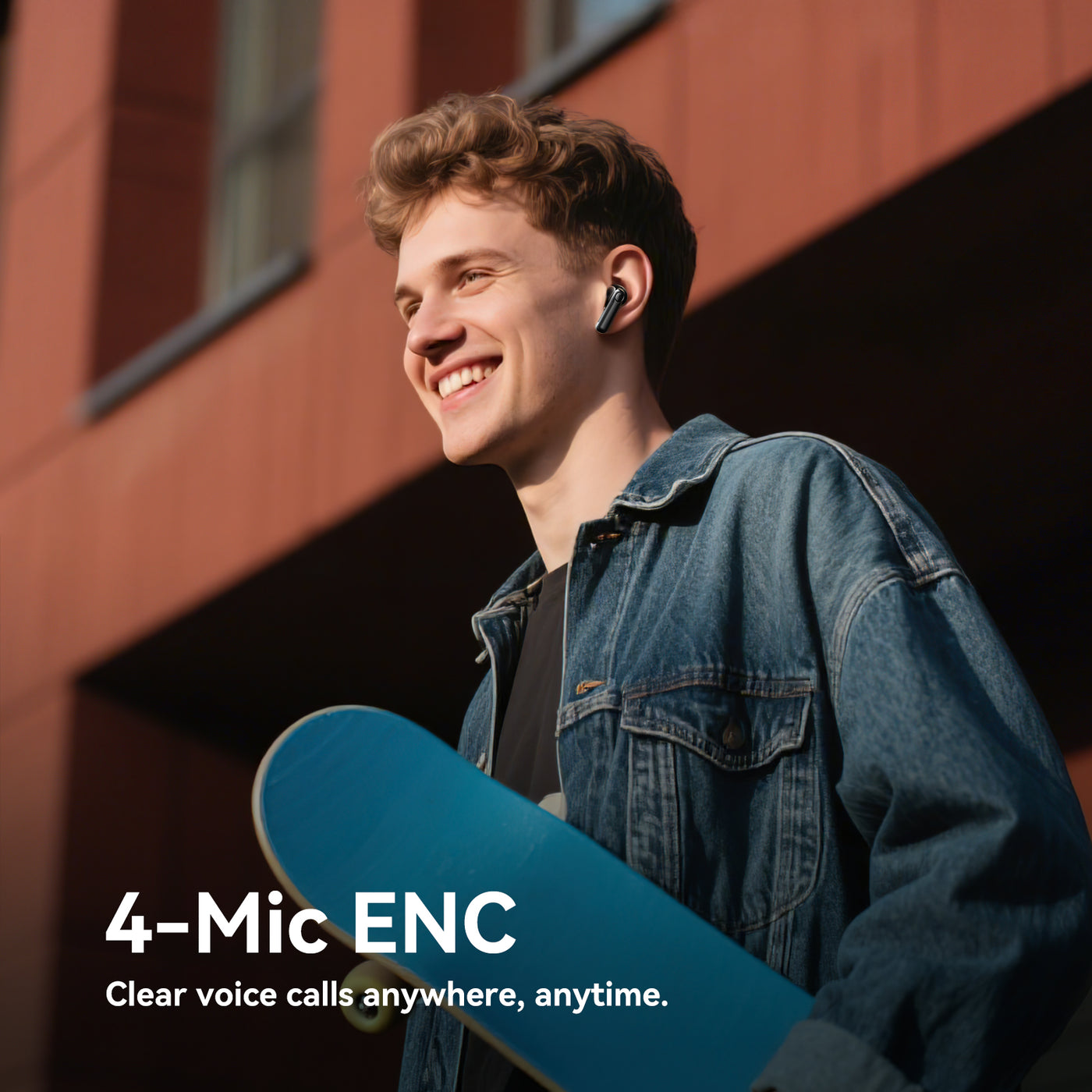 JR-FN3 ANC+ENC True Wireless Bluetooth Earphones Black
