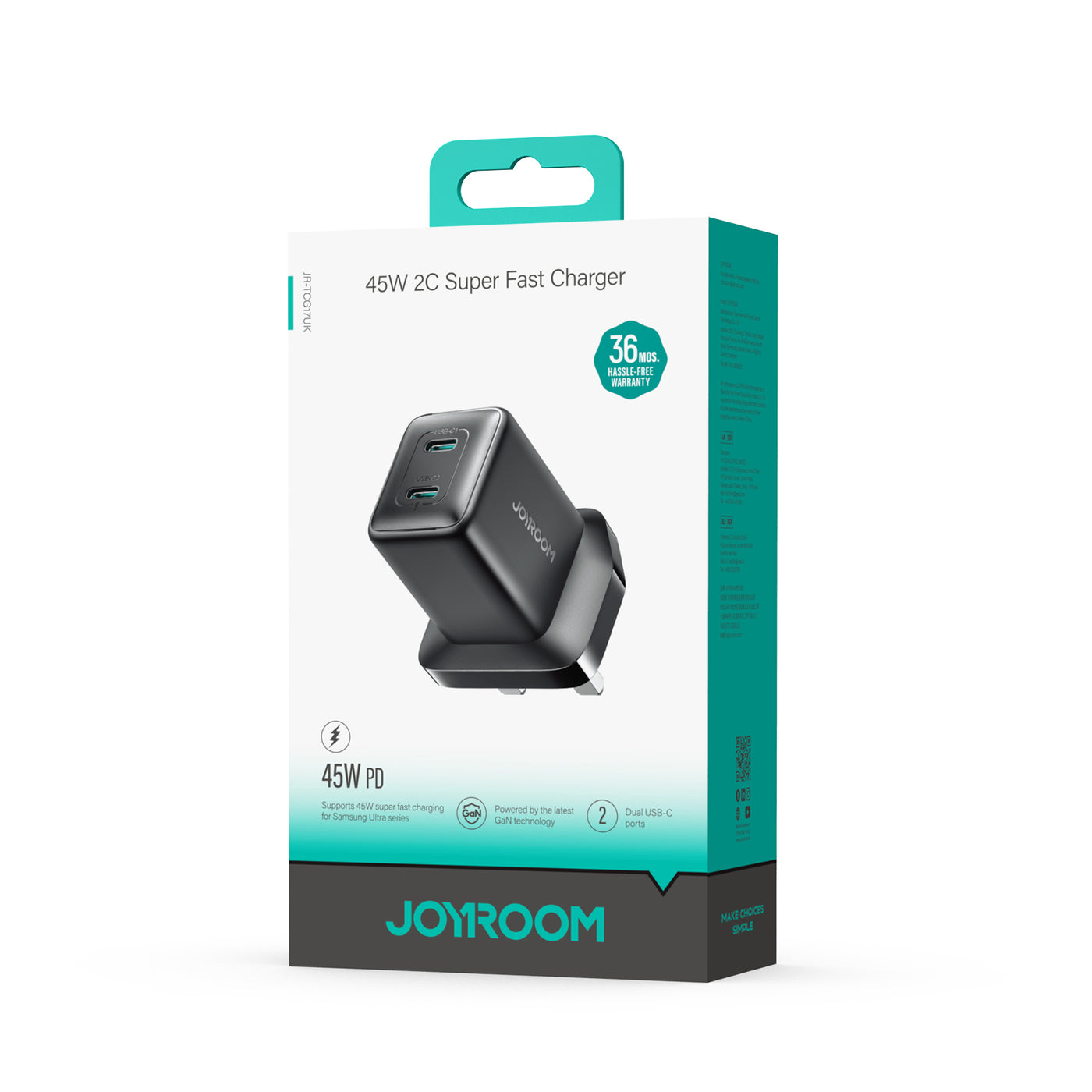 JOYROOM 45W 2C PD Charger
