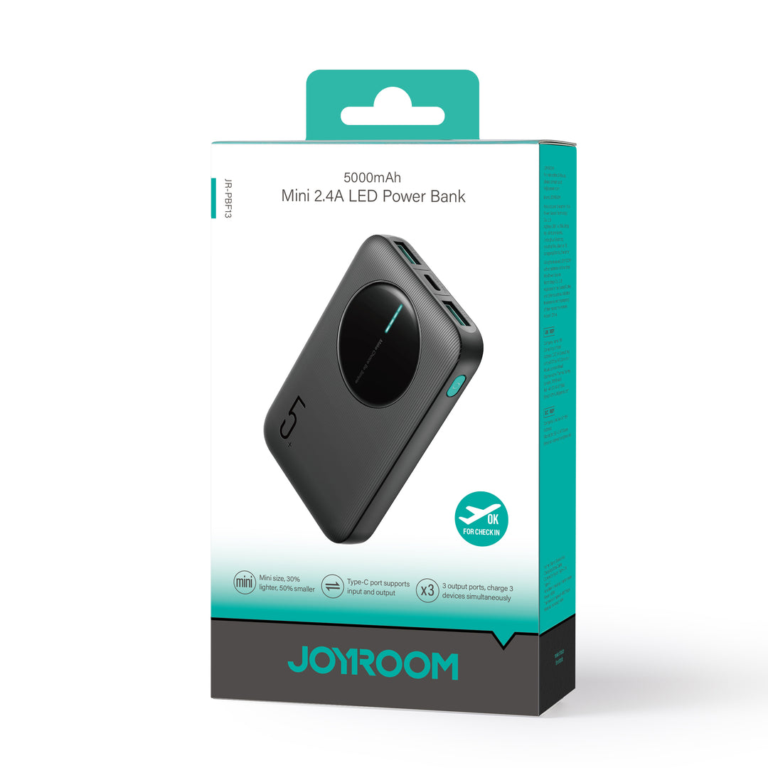 JOYROOM 3 2.4A LED Power Bank 5000mAh/10000mAh
