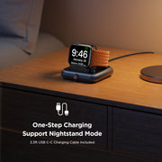 JR-WQW03 Wireless Watch Charger for iphone Watch series-Black