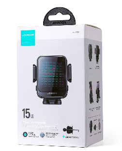 JR-ZS341 Wireless Car Charger Holder with Gradient light (Air Vent)