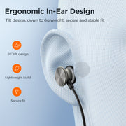 JR-EW03 3.5MM Wired Series In-Ear Metal Wired Earbuds Silver/Gray