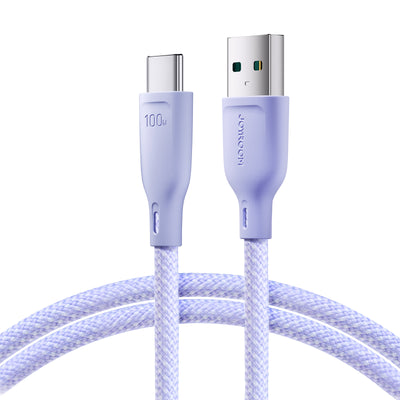 SA34-AC6/SA34-AL3 100W/3A Fast Charging Data Cable (Type-C/Lightning ) 1m