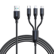 S-1T3018A15 3.5A 3.5A  Lightning+Type-C+Micro 3-in-1 Charging Cable 0.3M/1.2M/2M