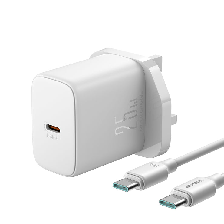 TCF11 PD 25W Mini intelligent fast charger with C TO C cable  EU/UK/US