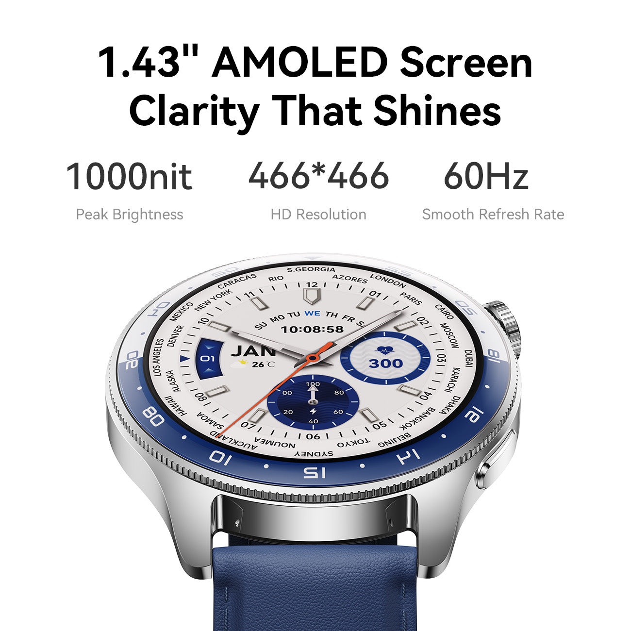 Classic Series JR-FC3 Smart Watch (Answer/Make Call)