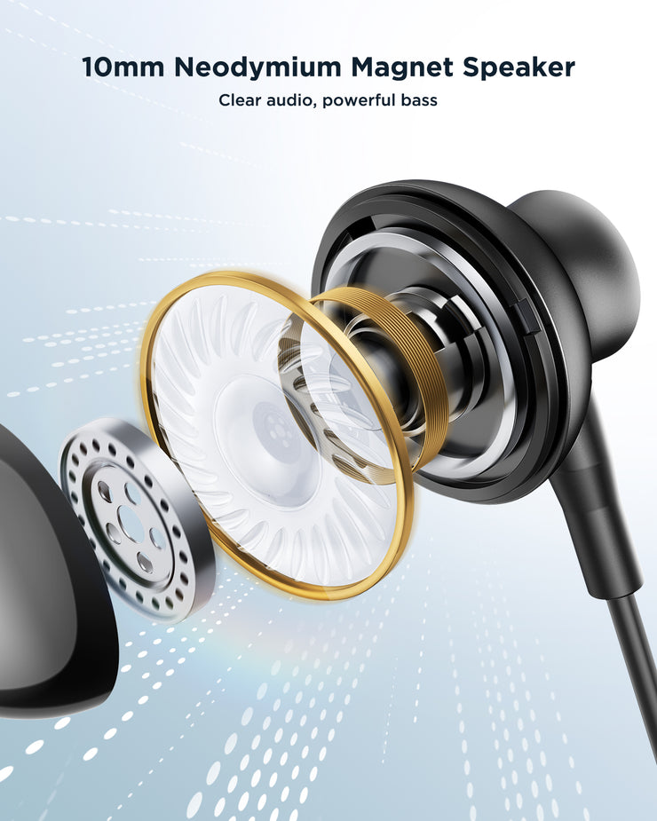 JR EC07 TYPE C Series Half In Ear Wired Earphones JOYROOM jr-ec07-type-c-series-half-in-ear-wired-earphones-joyroom