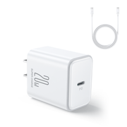 JR-TCF06 PD 20W Charger-White (EU)+C to C Cable 1m