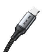 SA21-1T3 Speedy Series 30W 3-in-1 Fast Charging Cable (Type-C to L+C+M) 1.2m-Black