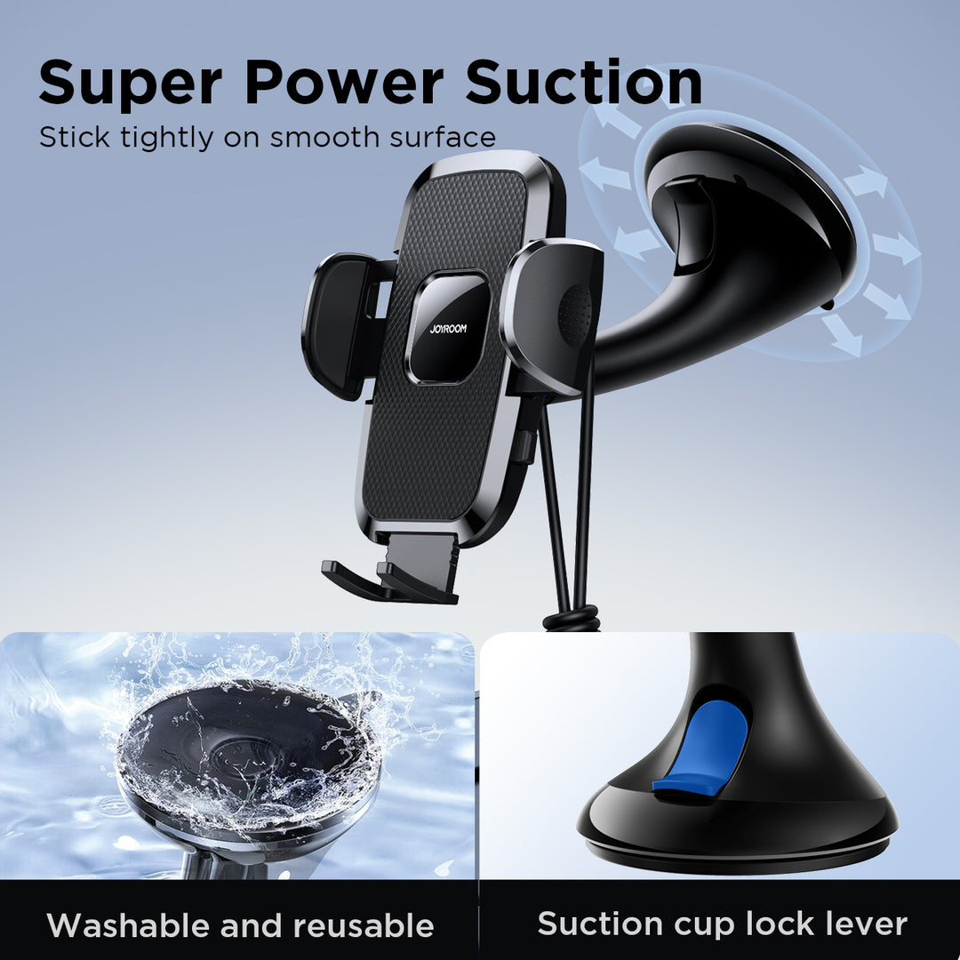 JR-ZS259 Mechanical Car Phone Holder (Windshield)-Black – JOYROOM