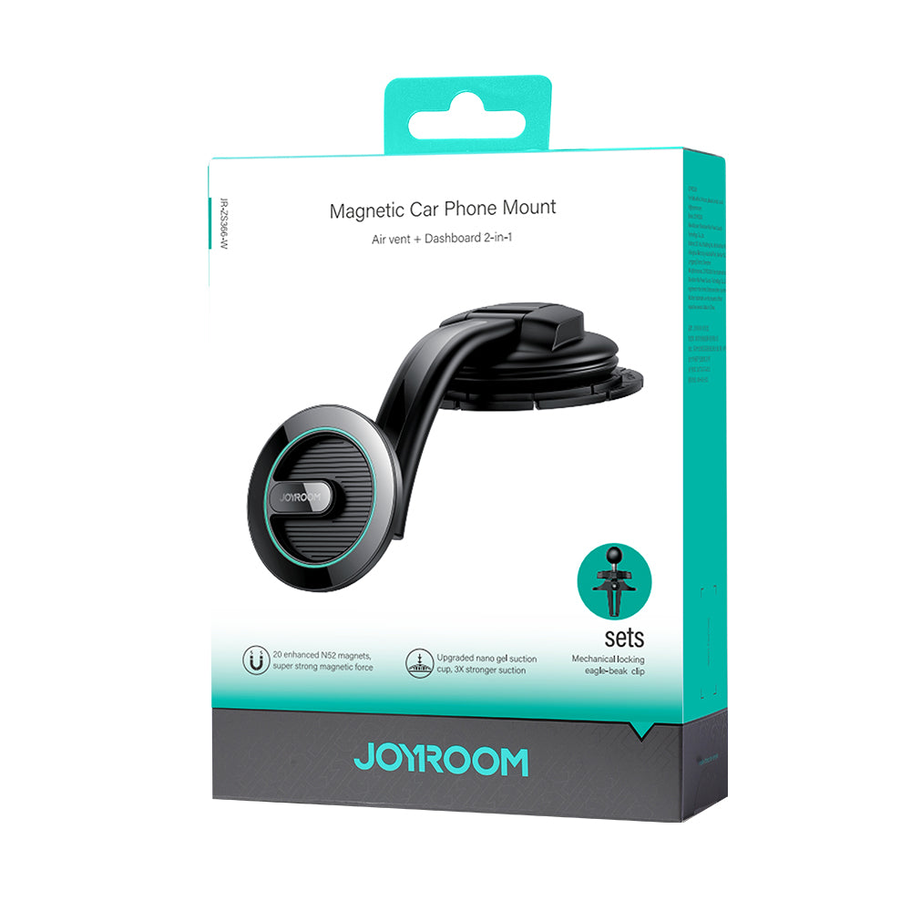 JR-ZS366 Magnetic Car Phone Mount black/Air Vent/Dashboard/kit – JOYROOM