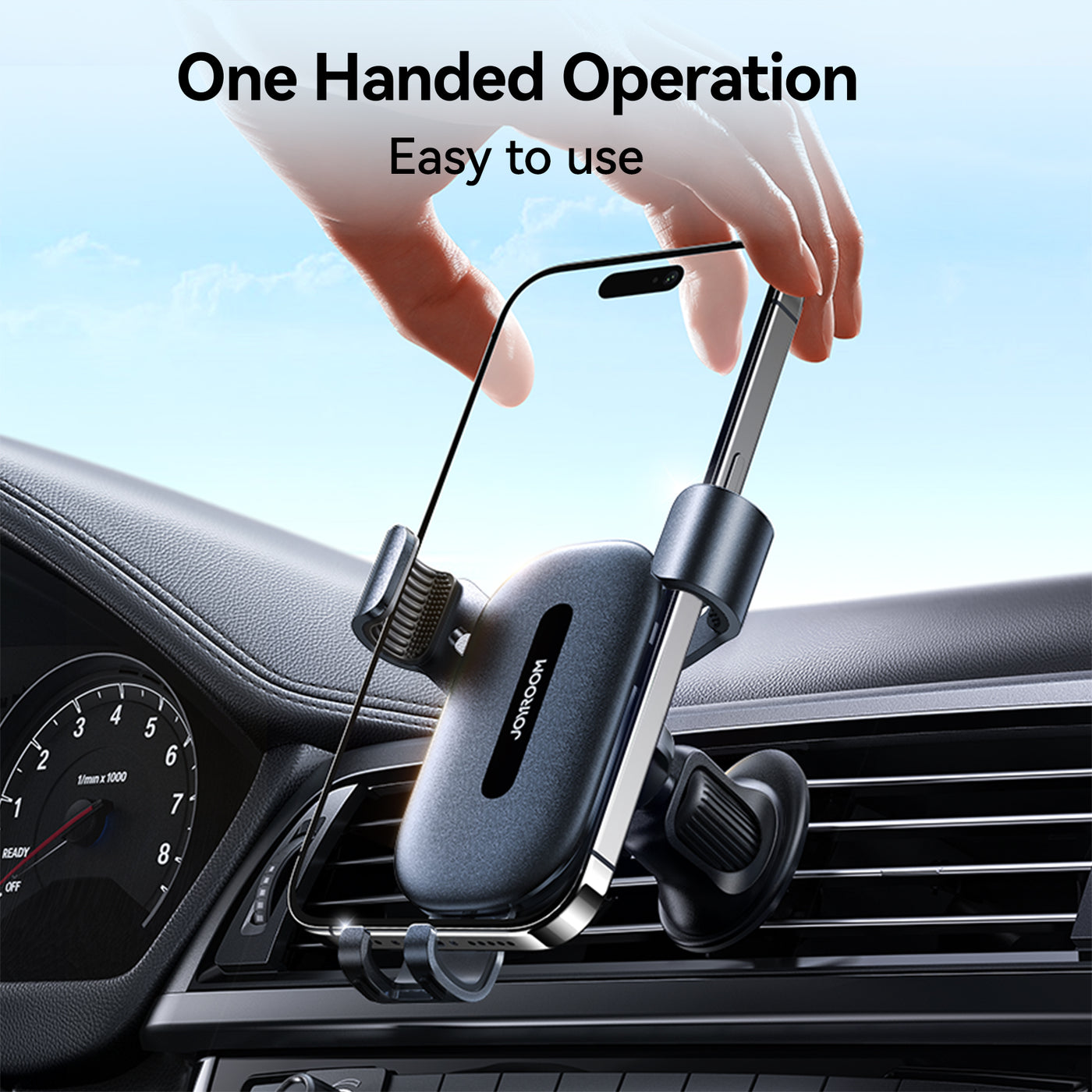JR-ZS392 Car Phone Mount(Air Vent)-Black