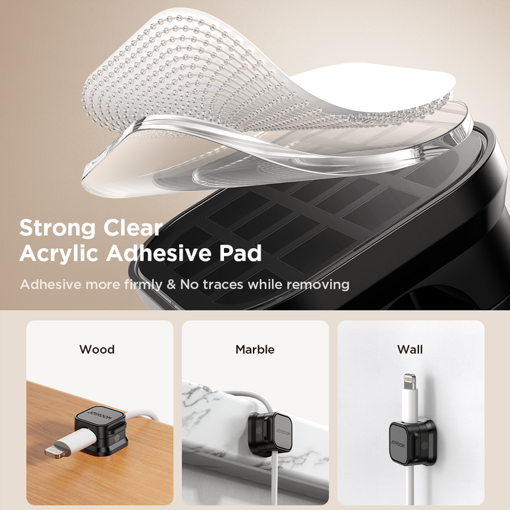 JR-ZS368 Magnetic Cable Organizer（3pcs)