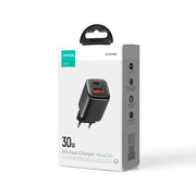 JR-TCF08 30W A+C Dual Port Mini intelligent Fast Charger EU/UK/US