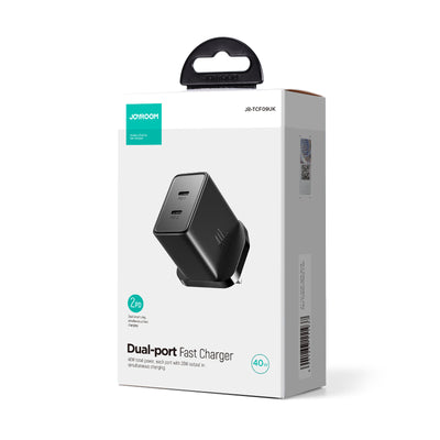 JR-TCF09 40W 2PD Mini intelligent Fast Charger EU/UK/US