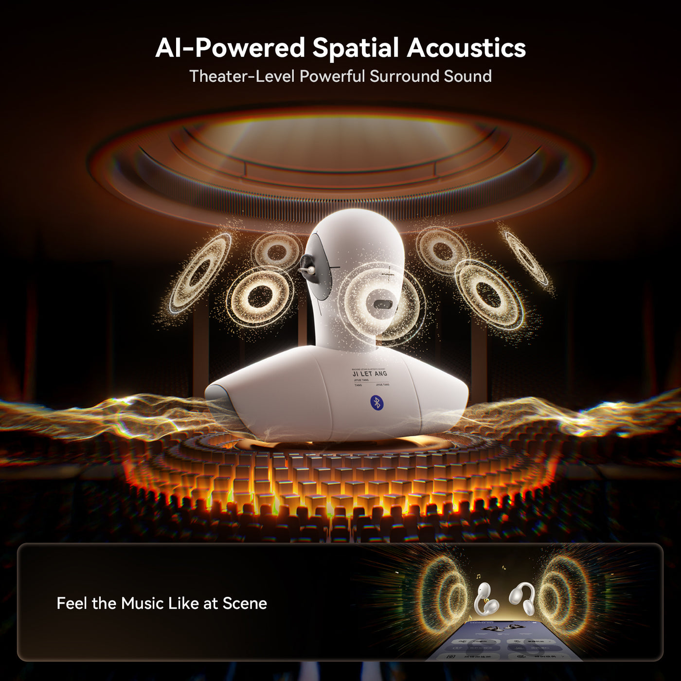 JR-OE3 Open-Ear True Wireless Headphones