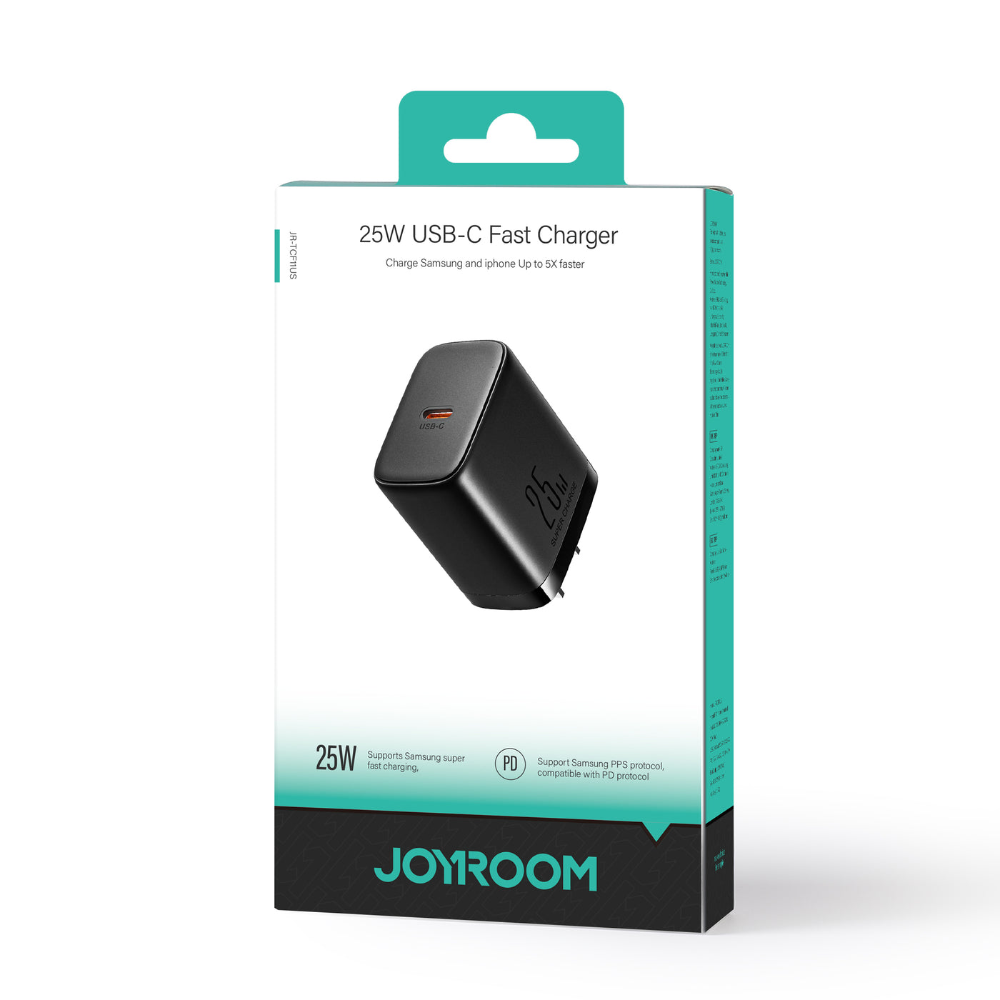 TCF11 PD 25W Mini intelligent fast charger EU/UK/US