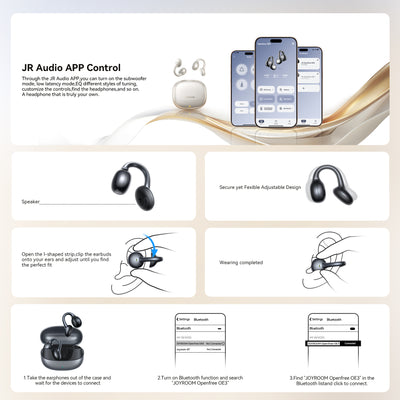 JR-OE3 Open-Ear True Wireless Headphones