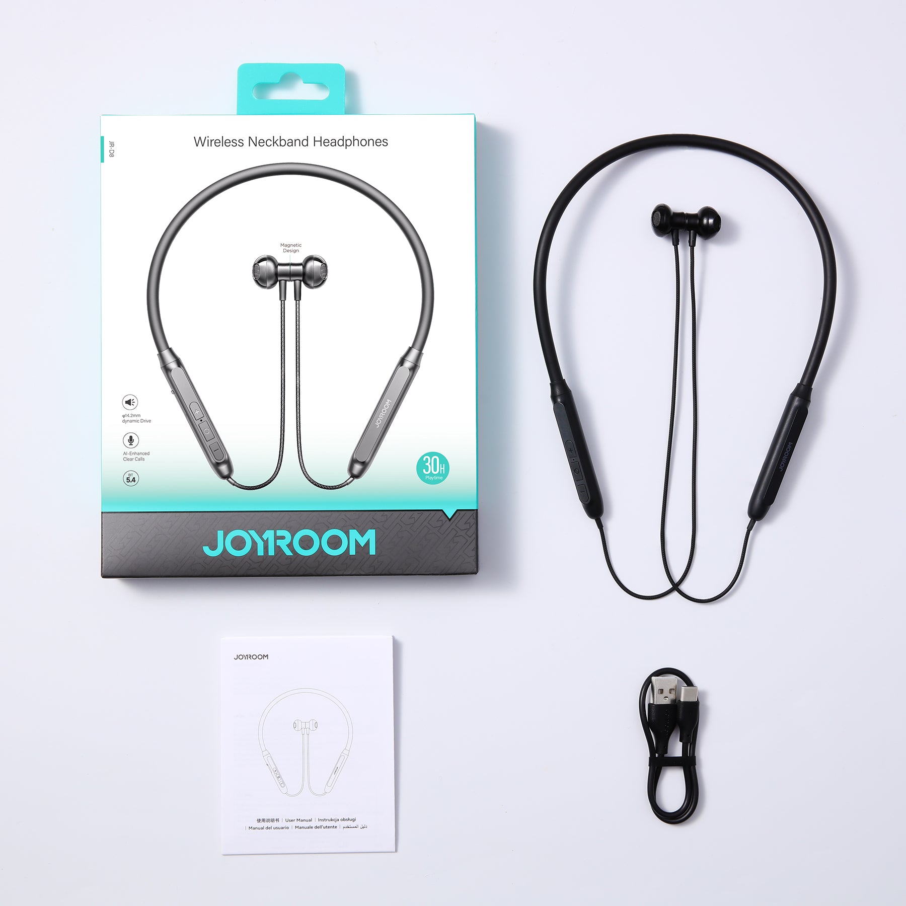 Joyroom JR-D8 Wireless Neckband description image