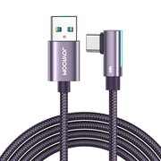 S-AC027A17/S-AL012A17 3A/2.4A Type-C/Lightning Right Angle Fast Charging Data Cable 1.2M/2M