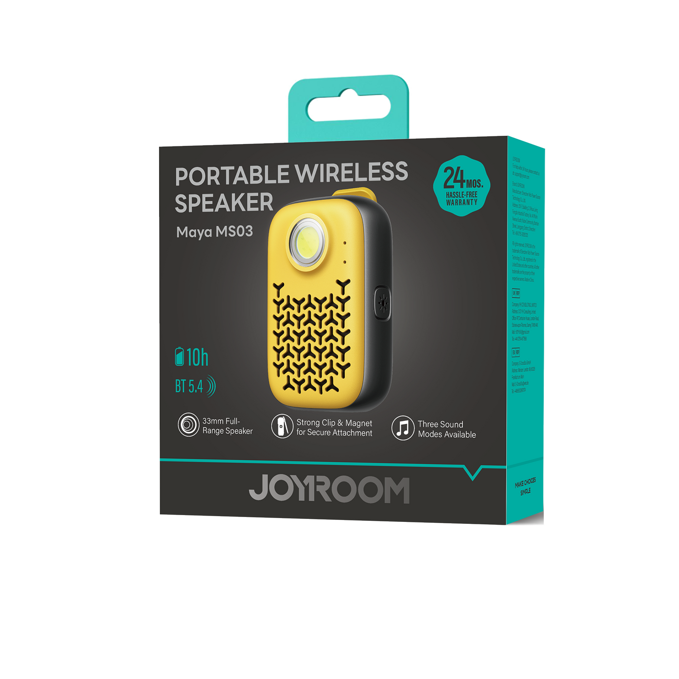 JR-MS03 Mini Portable bluetooth speaker