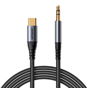 SY-A07 Audio-Transfer Series AUX Audio Cable (Type-C to 3.5mm) 1.2m-Black