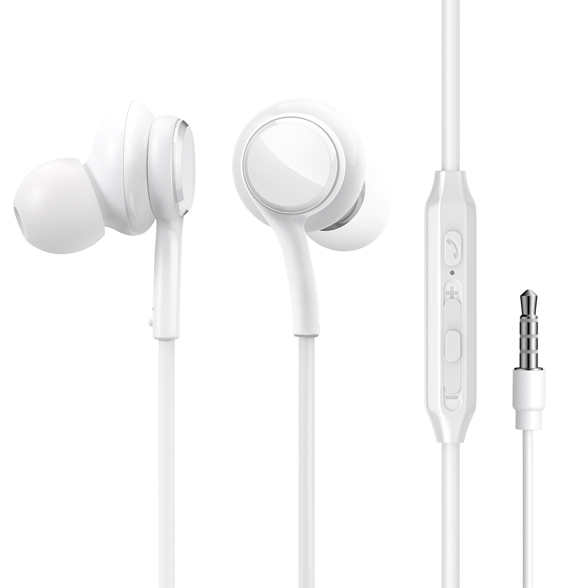 JR-EW02 3.5MM Wired Series In-Ear Wired Earbuds White/Black