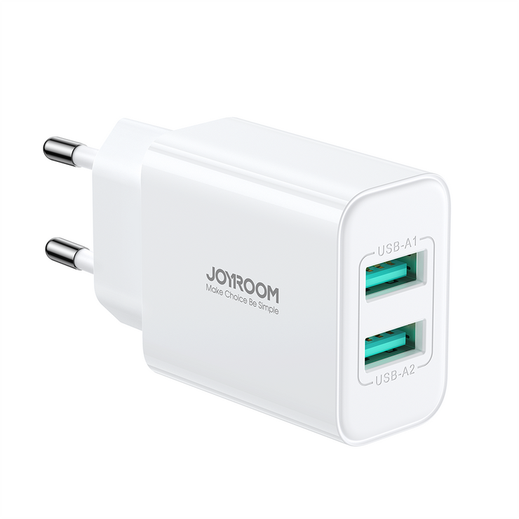 JR-TCN04 2.1A 2USB Charger EU/UK/US