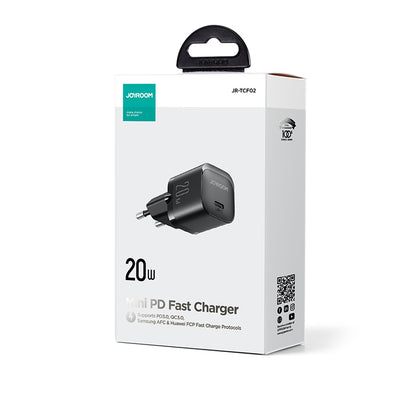 JR-TCF02 PD 20W mini Charger-EU/UK-White/Black