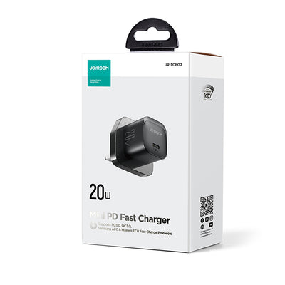 JR-TCF02 PD 20W mini Charger-EU/UK-White/Black