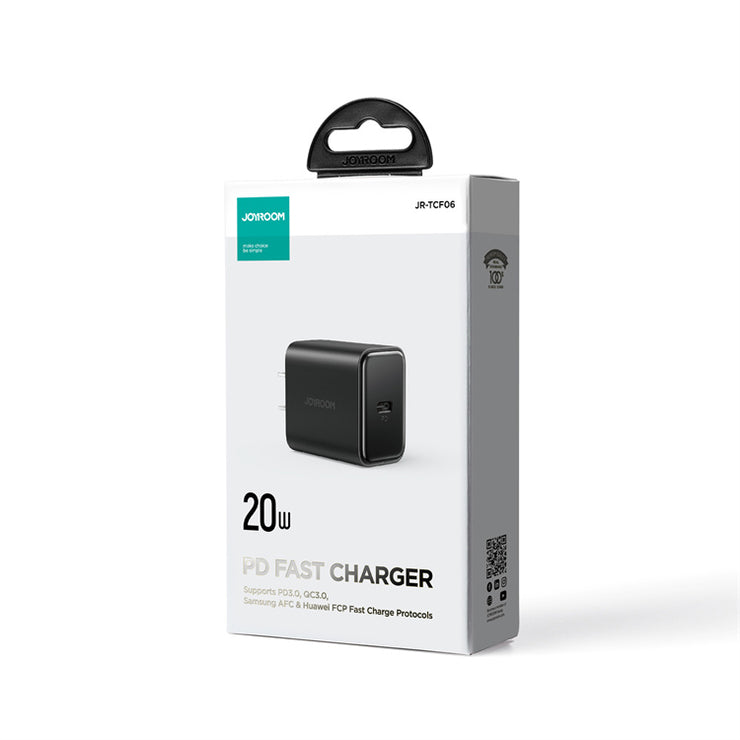 JR-TCF06 PD 20W Charger-EU/UK/US-White/Black