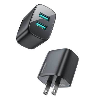 L-2A123 2.4A Dual ports mini fast charger EU/UK/US