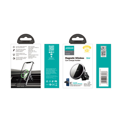 JR-ZS240 Magnetic wireless car charge holder Air Vent & dashboard