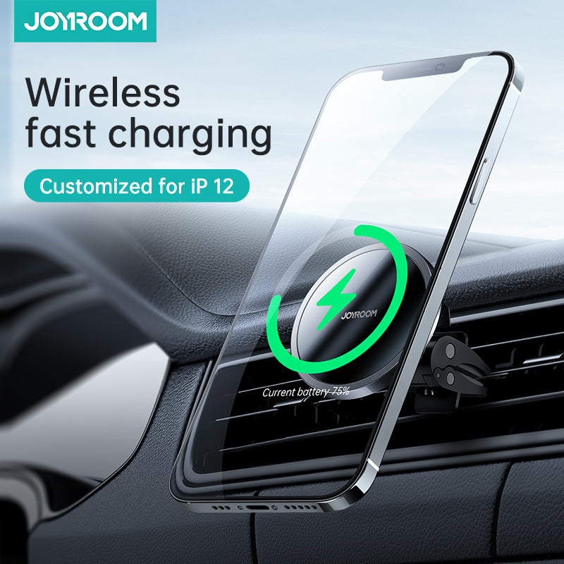 JR-ZS240 Magnetic wireless car charge holder Air Vent & dashboard