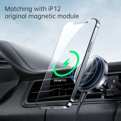 JR-ZS240 Magnetic wireless car charge holder Air Vent & dashboard