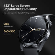 JR-FC2  Classic Waterproof IP68 Classic Series Smart Watch (Make/Answer Call) With Leather Straps